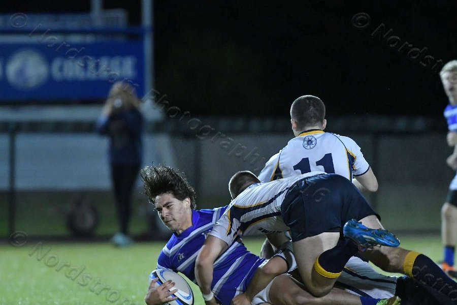 Wheaton Men\'s Rugby vs Mass Maritime.  Photo by Keith Nordstrom